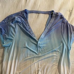 Blue gradient tunic